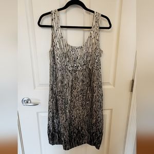 Zara Silk Dress Abstract Print size XL